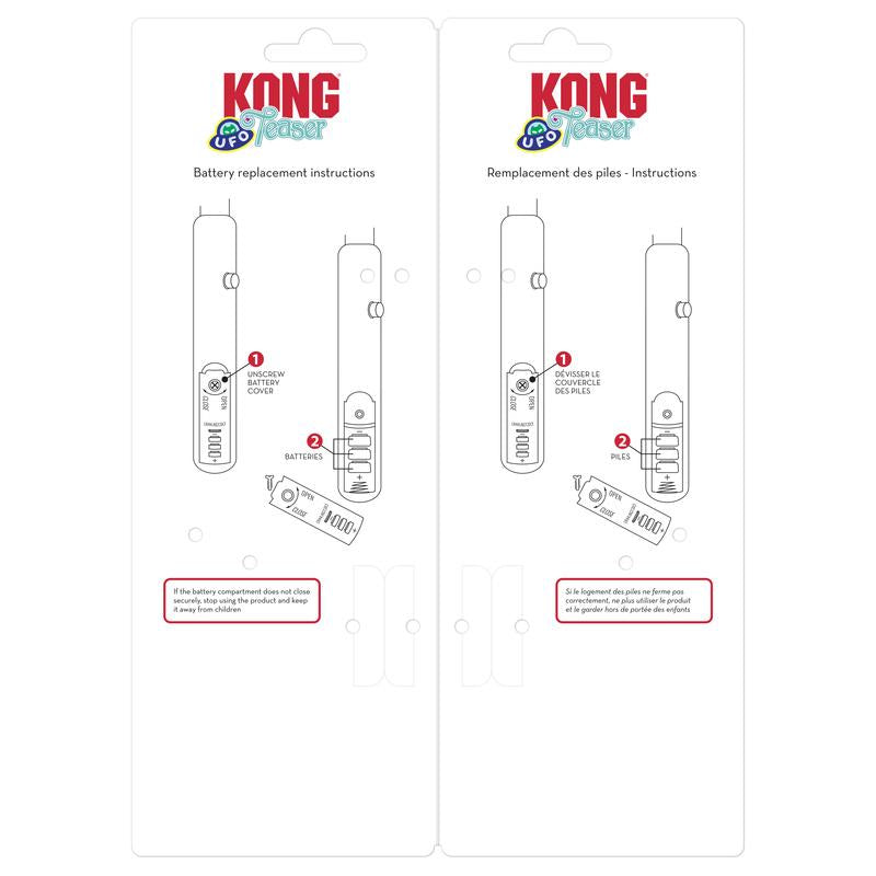 KONG Light-Up UFO Cat Teaser with Catnip