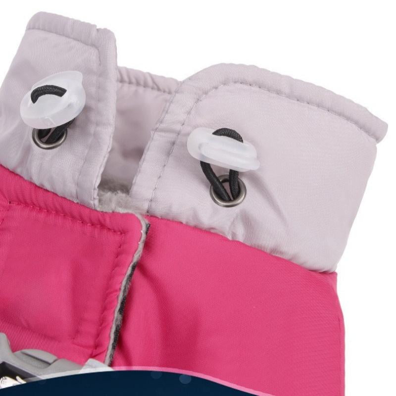 Autumn Winter New Fleece Dog Warm Clothes, Waterproof Leashable Four-Legged Pet Clothing, Portable Dog Jacket, Outdoor Reflective Anti-Cold Dog Coat