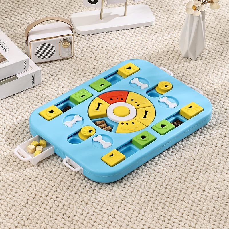 REPET Smart Feeding Trainer (XMAS Limited)– Interactive Pet Puzzle Plate with Sound Button for Intelligent Eating & Communication