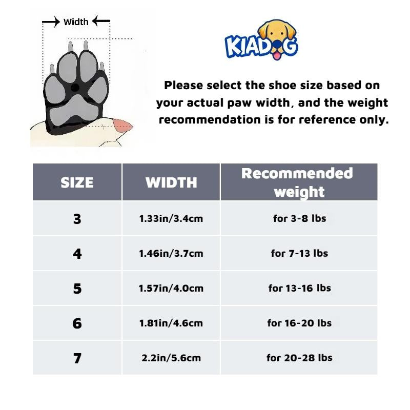 KIADOG Dog Shoes for Small Medium Dogs Winter Warmth Breathable Mesh Boots & Paw Protectors for Summer Hot Pavement Winter Snow Secure-Fitting Waterproof Anti-Slip Booties Anti-Loosening Knob Design for Hiking Hardwood Floors